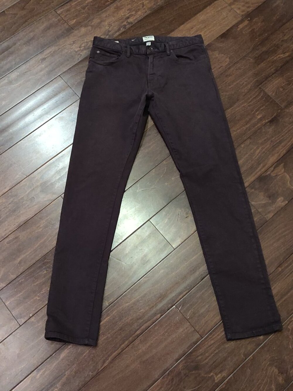 Todd Snyder Slim Fit Stretch 5 Pocket Jeans Gunmetal Grey SIZE 32x34